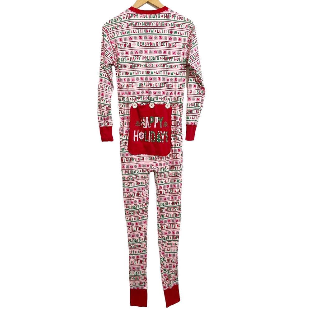 Little Blue House Union Suit Christmas Pajamas Size XS